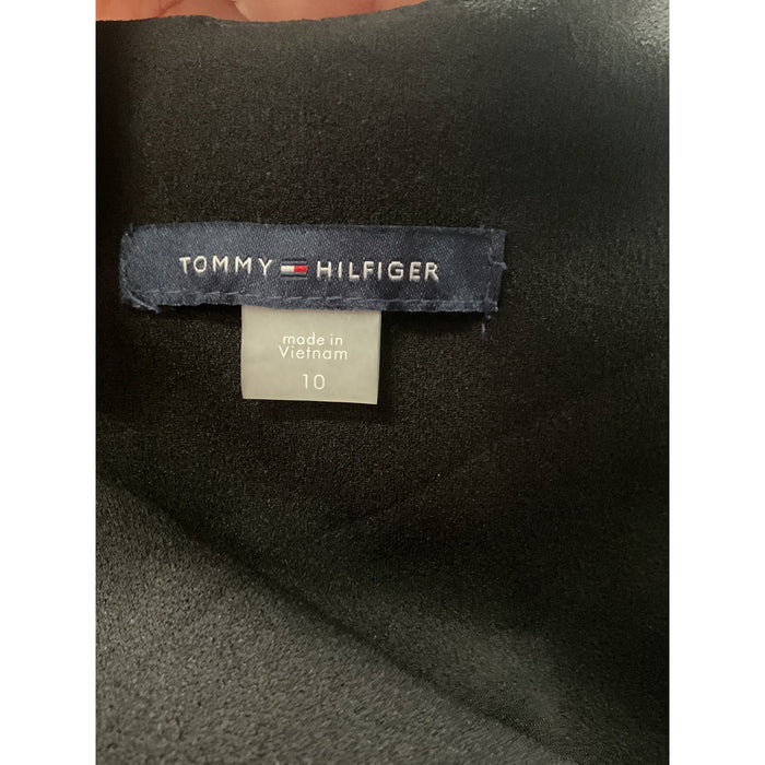 Tommy Hilfiger Black A-Line Midi Dress