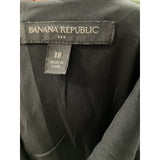 BNWT Banana Republic Sz 18 Black Sheath Midi Dress