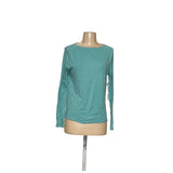 Caslon Green Cotton Blouse - Women's Size S