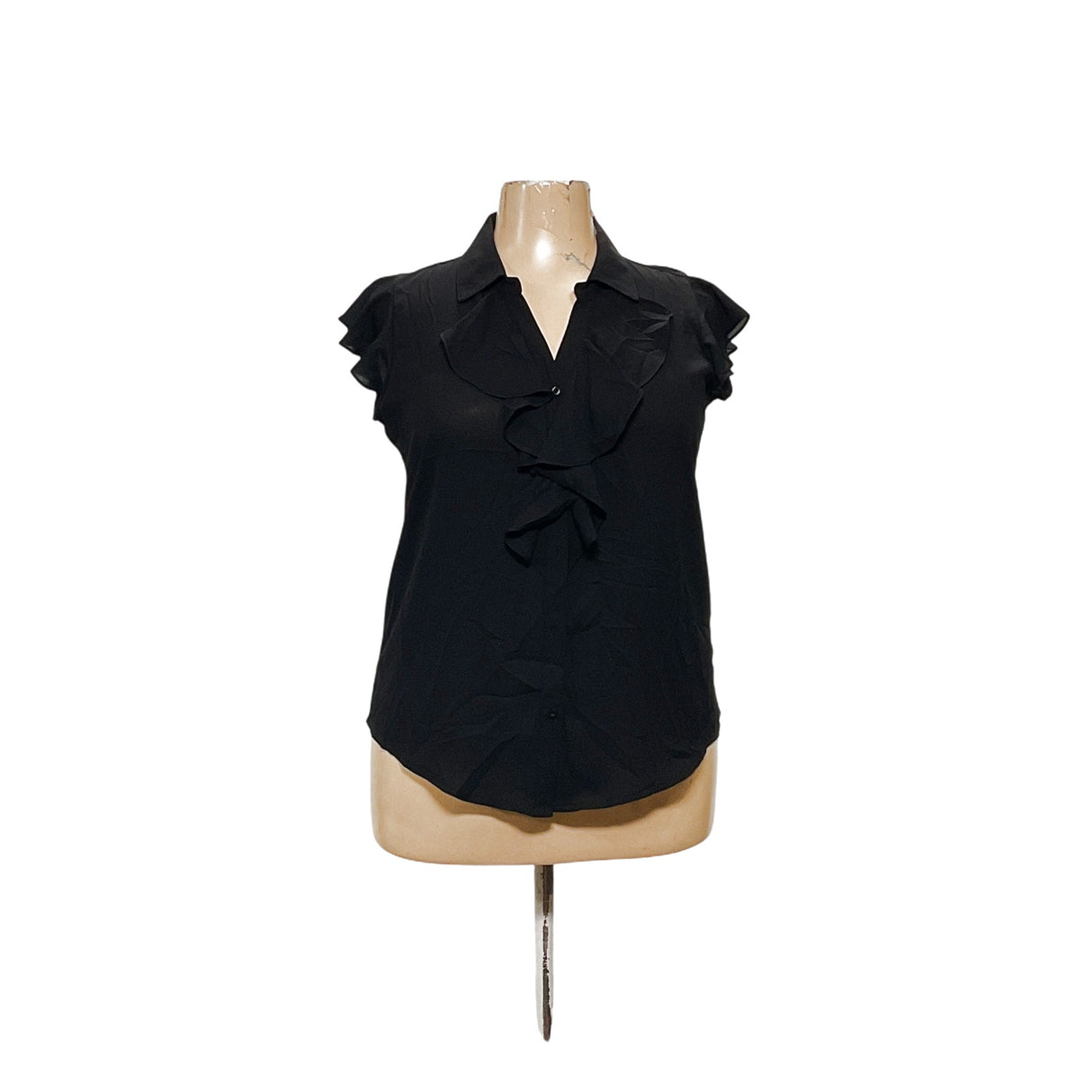 Calvin Klein XL Black Button-Up Top