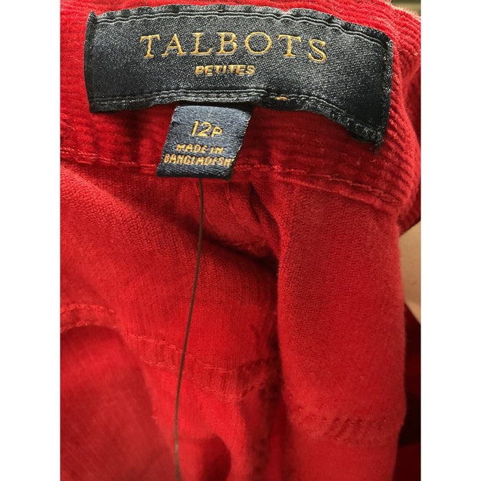 Talbots Red Ankle Pants 12P