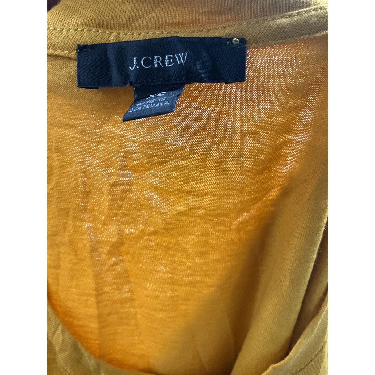 J. Crew Yellow Midi Shift Dress - XS