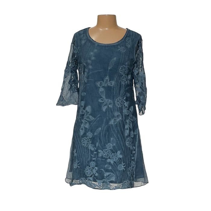 Soft Surroundings Blue Shift Dress PS