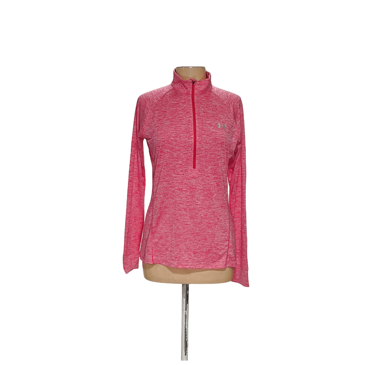 Under Armour Women's Pink Henley Sweater - Size LG