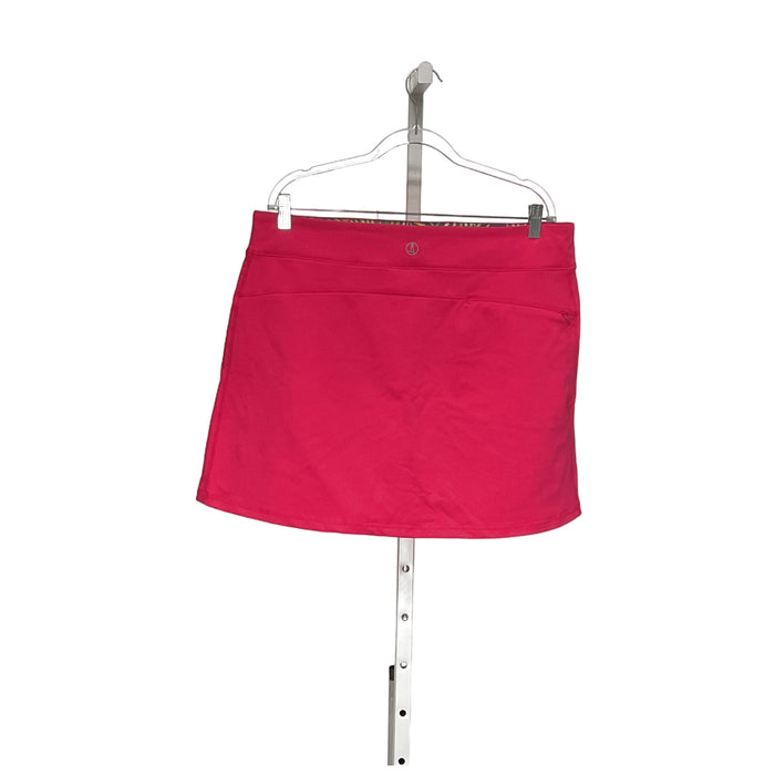 Lands' End Pink Skort Size L Mini Skirt