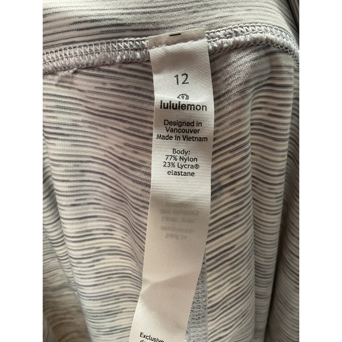 Lululemon Women's Capri Leggings (Gray, Size 12)