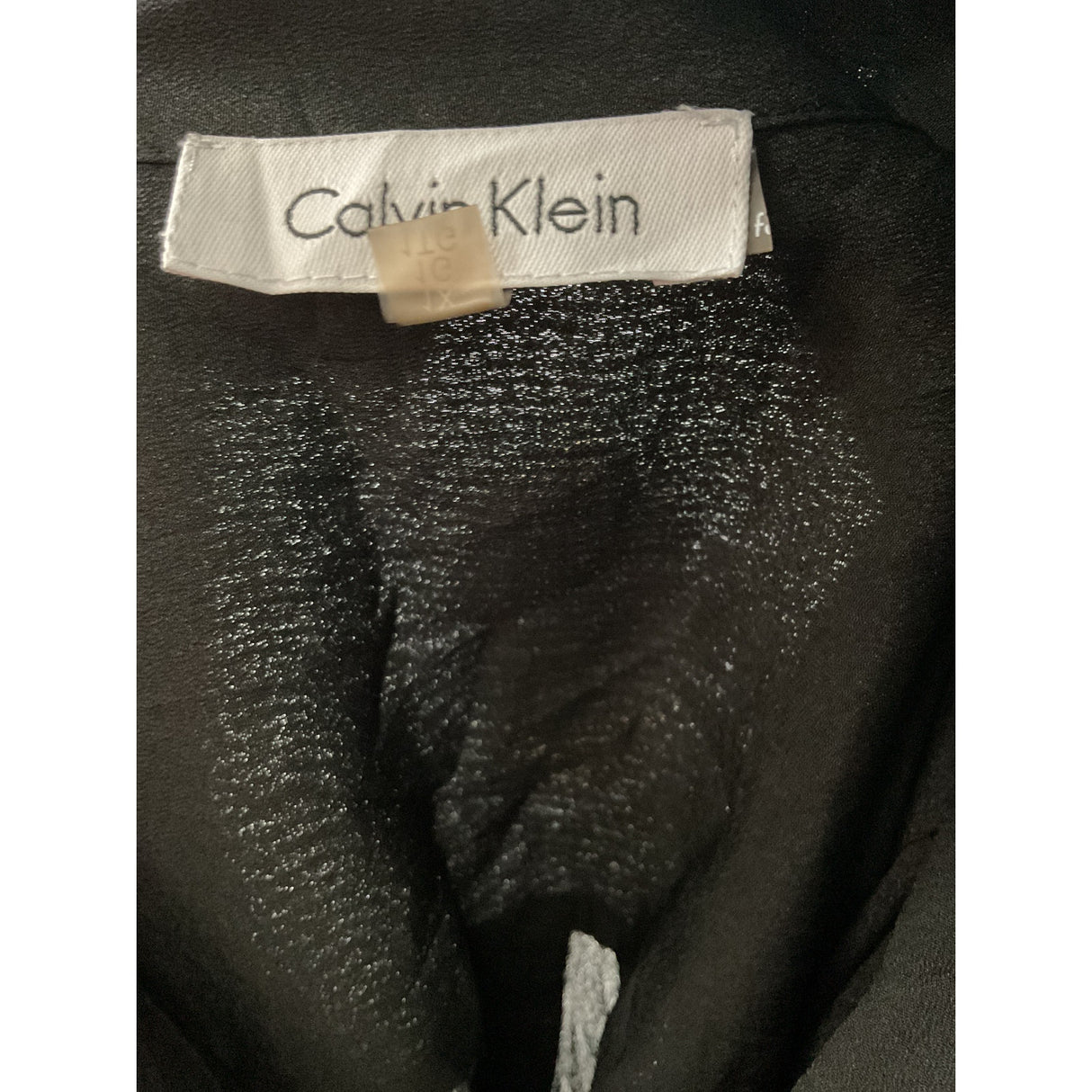 Calvin Klein Black Button-Up Top - Women's 1X