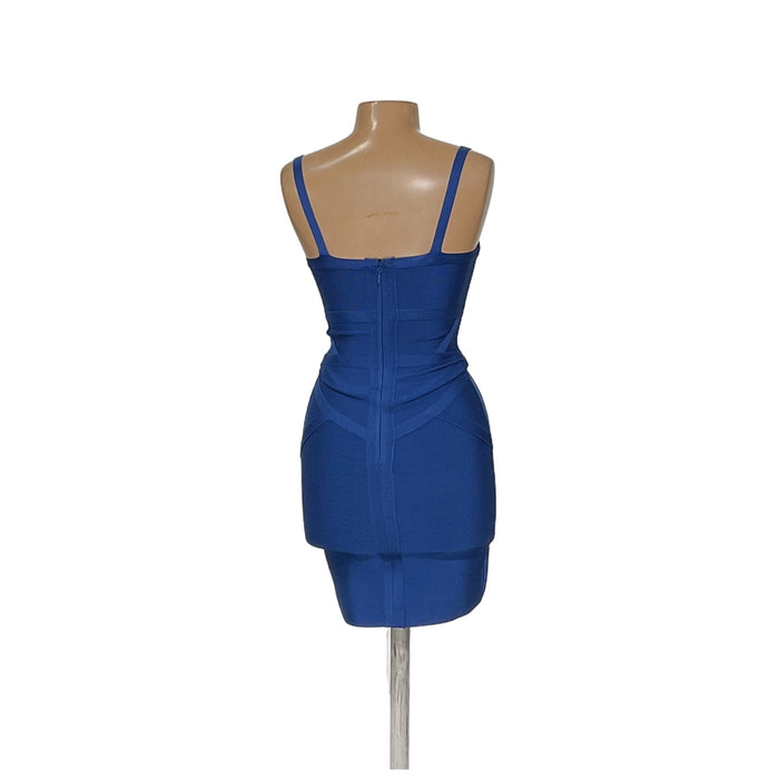 BEBE Blue Bodycon Dress - Size S