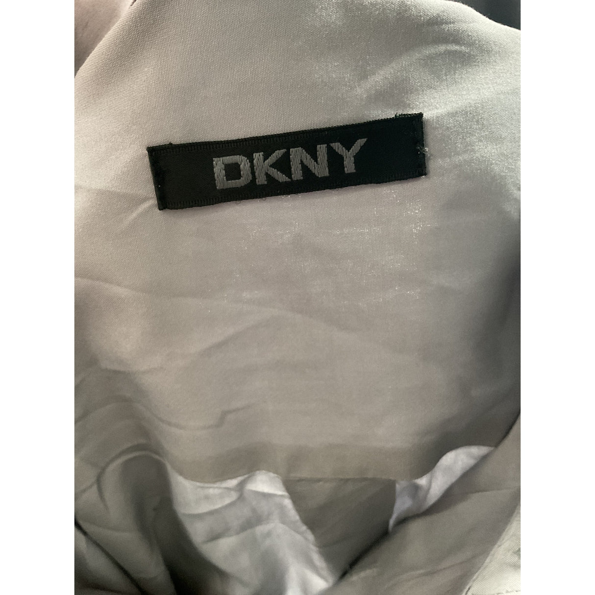 DKNY Gray Men's Big & Tall Button-Up Shirt