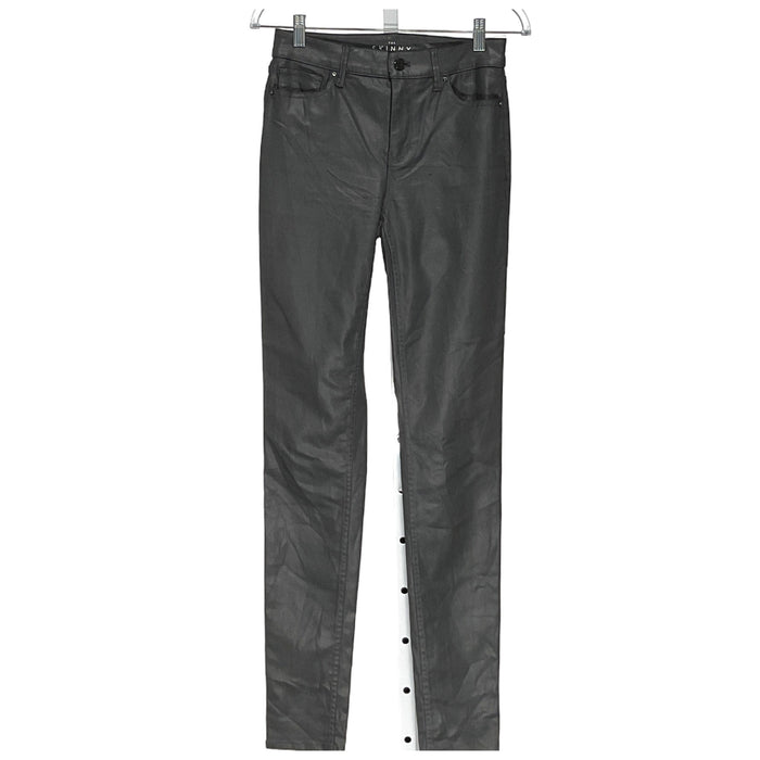 White House Black Market Gray Straight Jeans - Size 0L