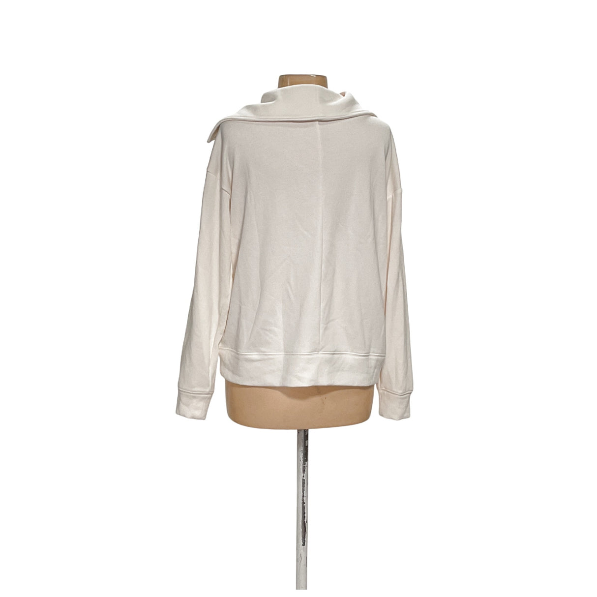 LOFT Cream Henley Sweater Size M