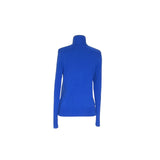 Ralph Lauren Blue Cotton Zip Sweater - Women's M