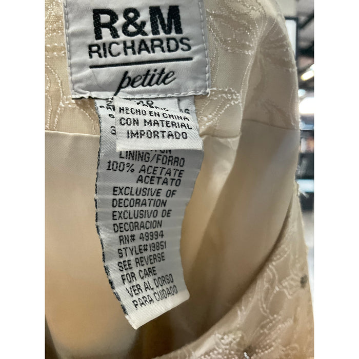 R&M Richards Cream Blazer - Size 14P