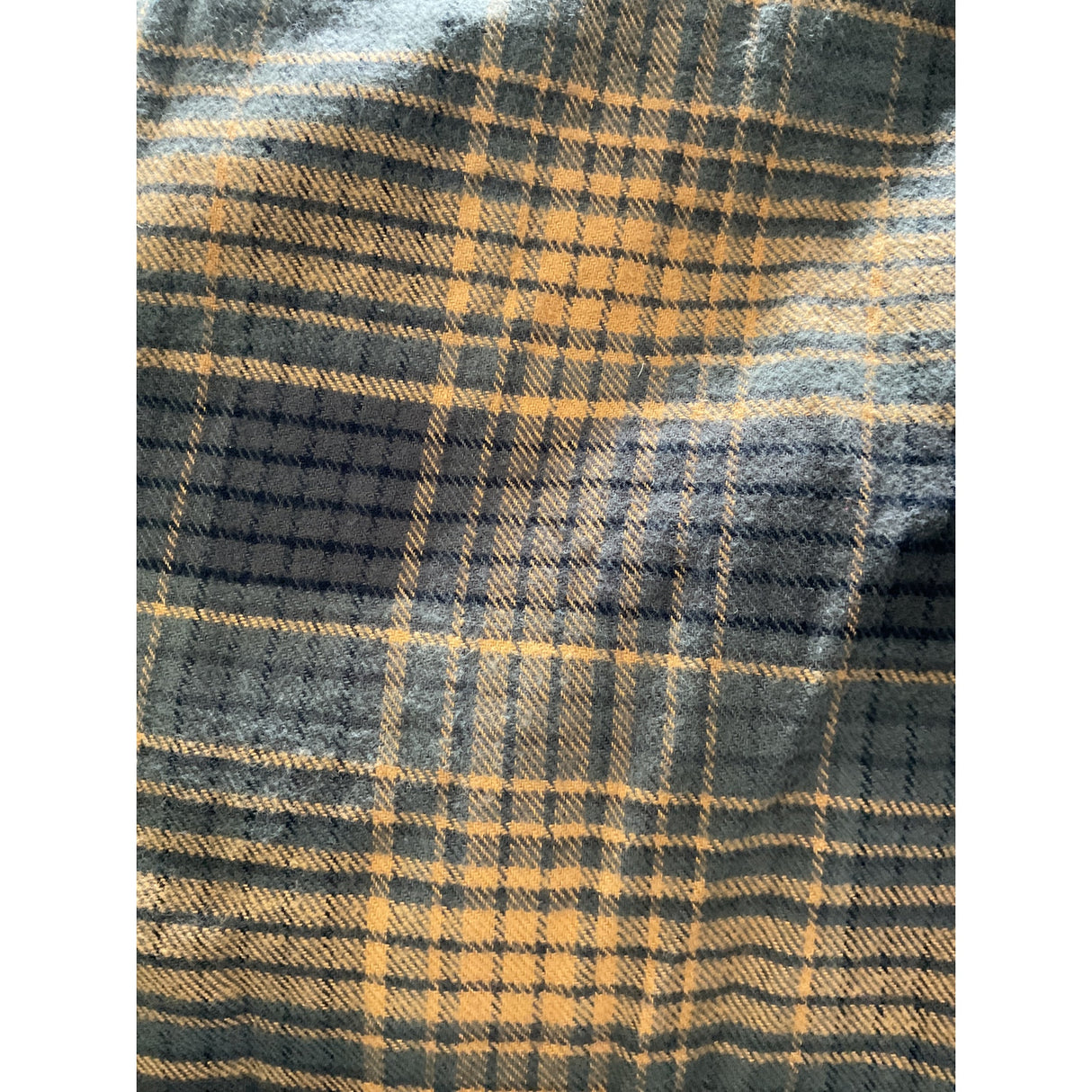 ZARA Yellow Plaid Flannel Shirt