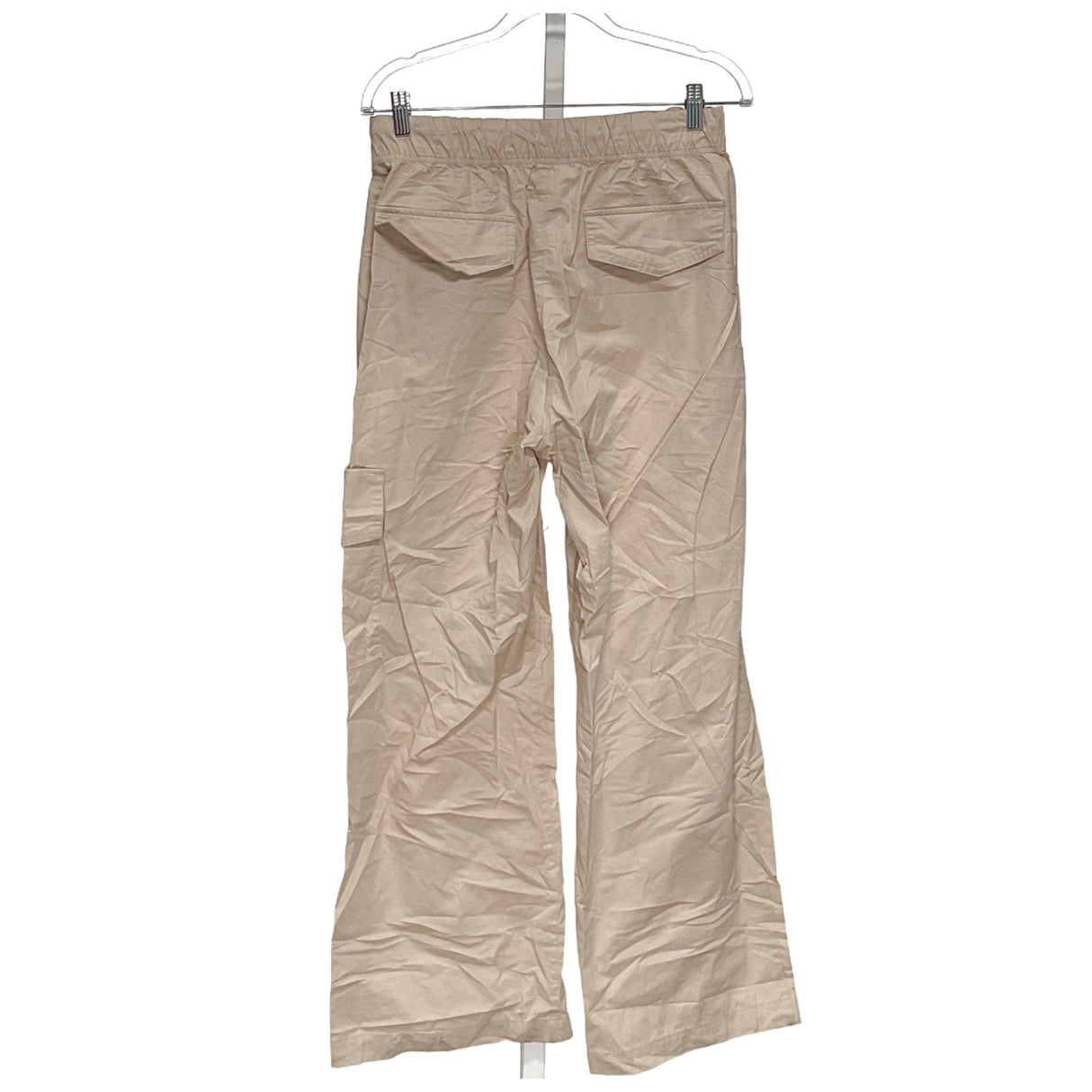 ZARA Beige Cotton Ankle Pants