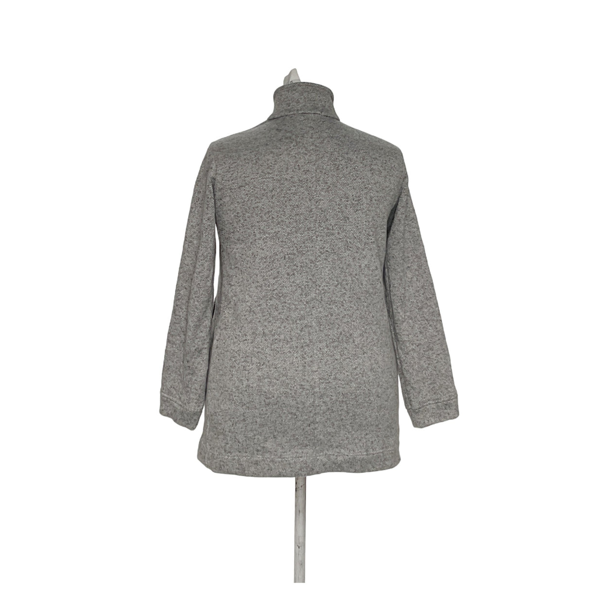 Lands' End Gray Women's L Overcoat