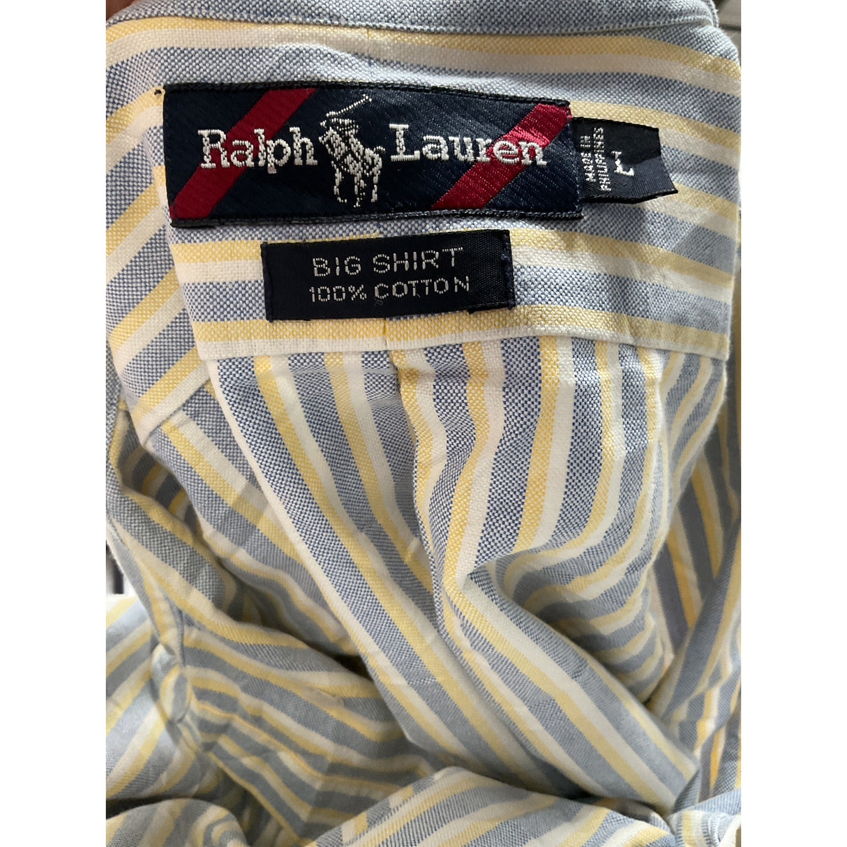 Ralph Lauren Men's Dress Shirt L Multicolor