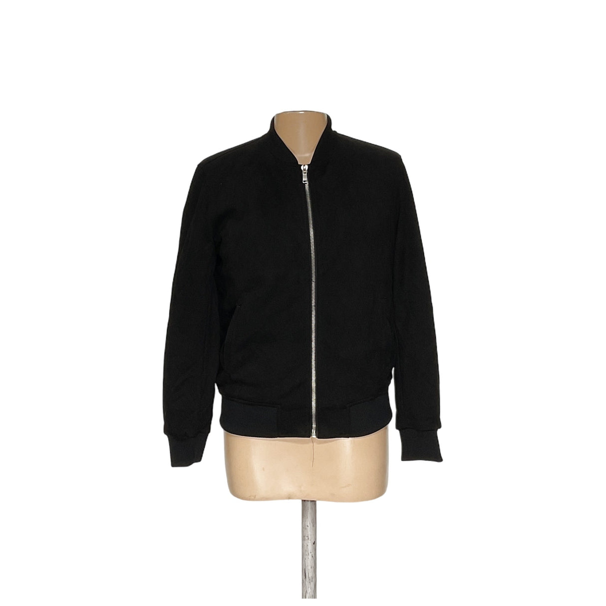 ZARA Black Polyester Men's Jacket