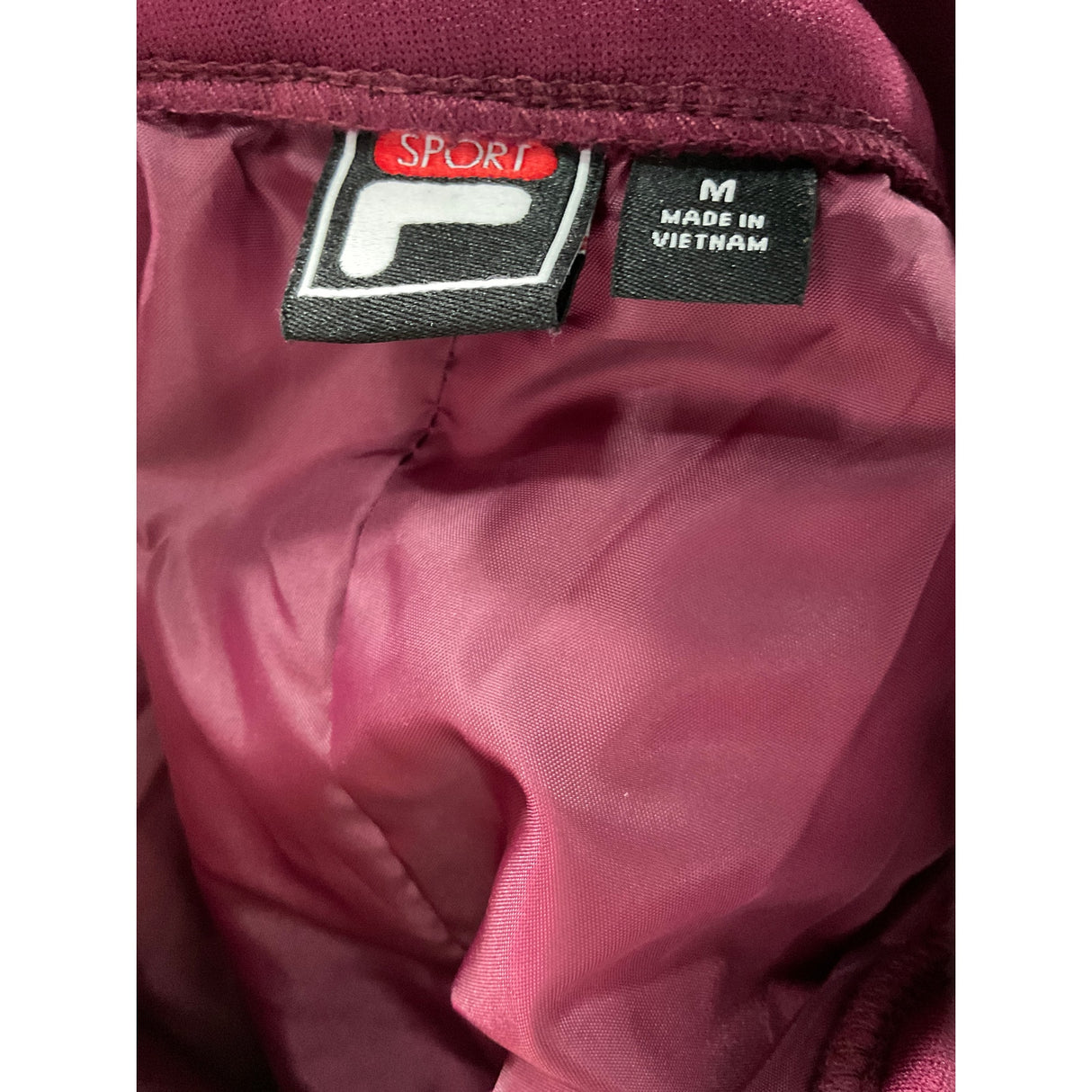 FILA Red Quilted Jacket Women's Size Medium