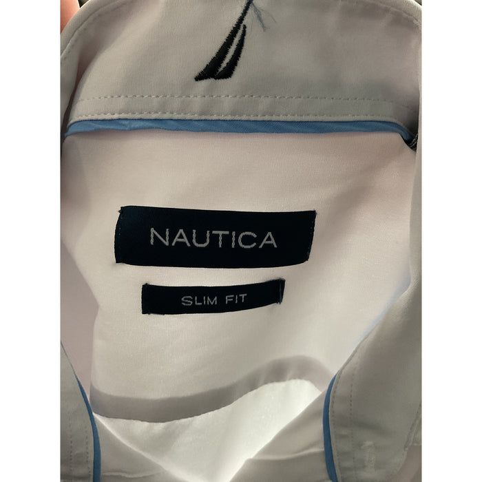 NAUTICA White Button-Up Shirt