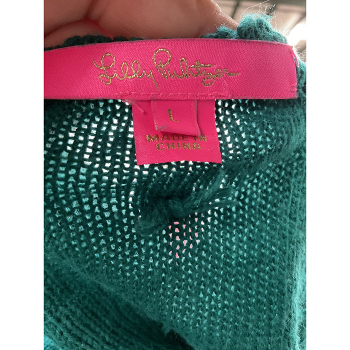 Lilly Pulitzer Green Pullover Sweater