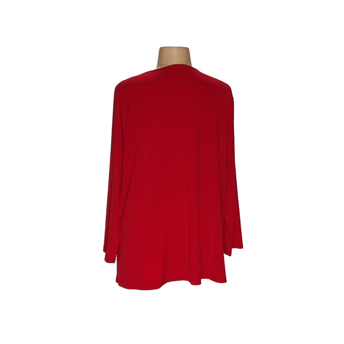 Elegant Susan Graver Red Blouse