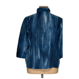 Chico's Blue Linen Plus Size Jacket