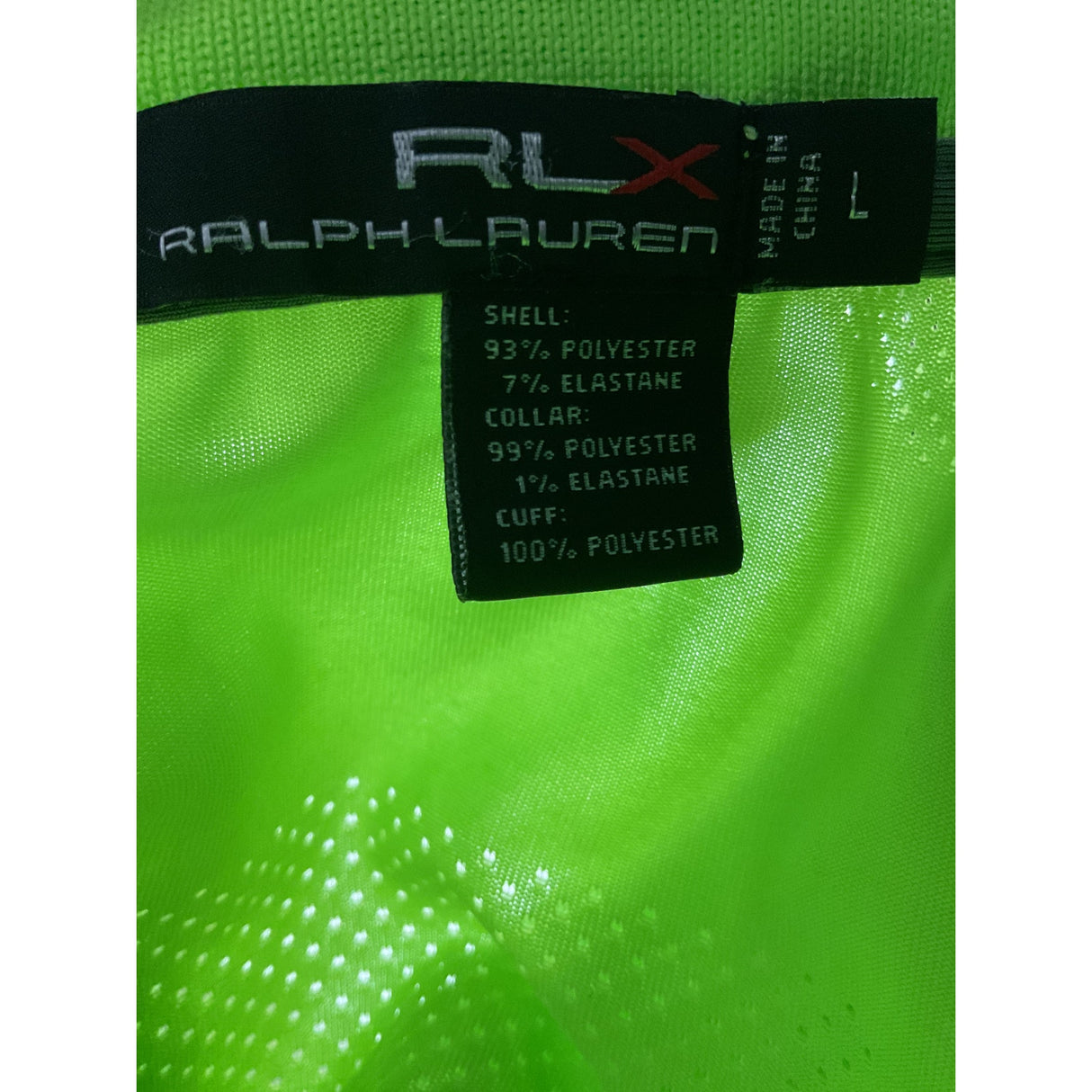 Ralph Lauren Men's Green Polo - Size L