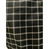 Banana Republic Black Plaid Cropped Pants