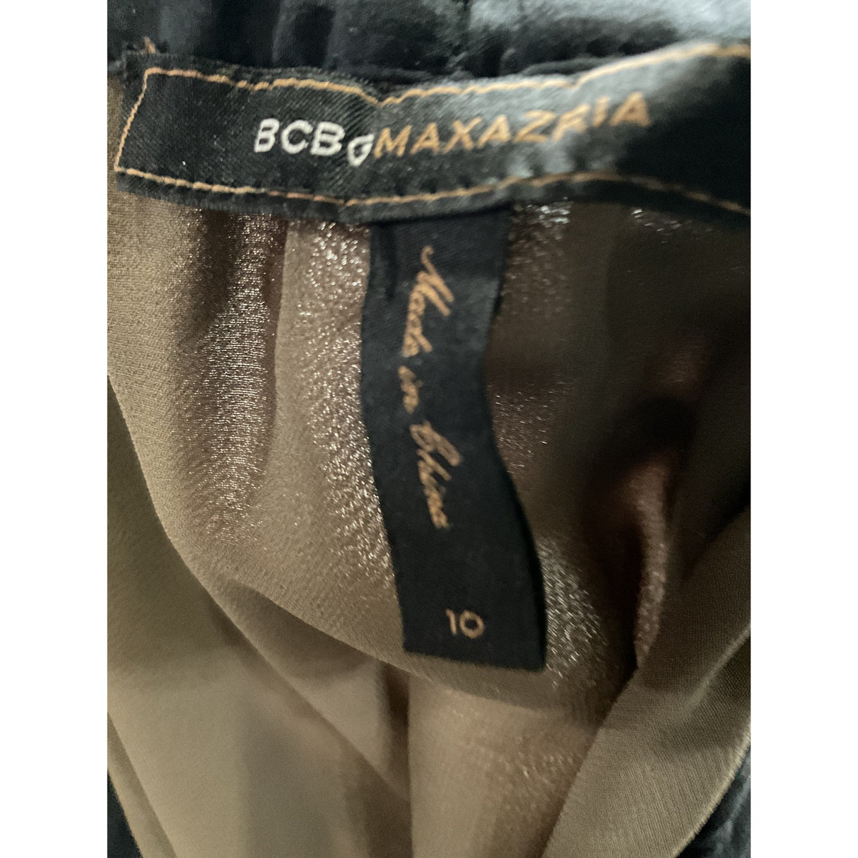 BCBGMAXAZRIA Brown Mini Skort, Size 10