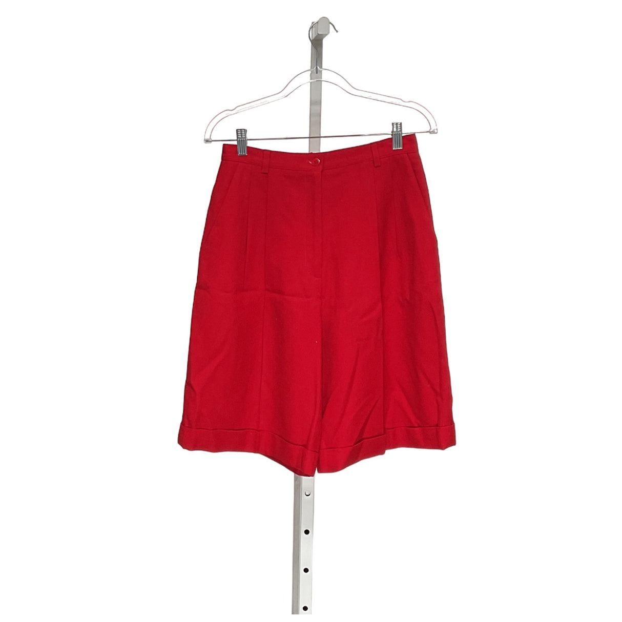 Talbots Red Wool Bermuda Shorts - Women's Size 10