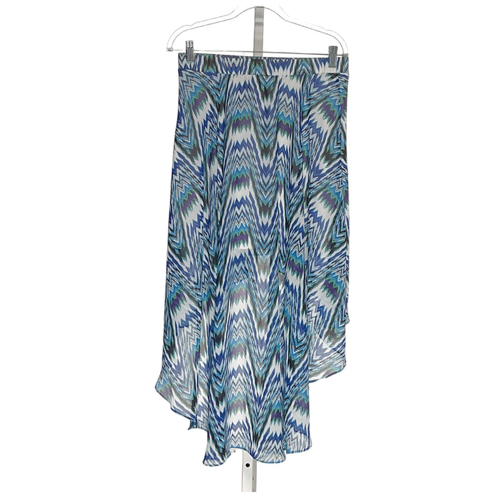 Bebe Blue A-Line Skirt Size S (Regular)