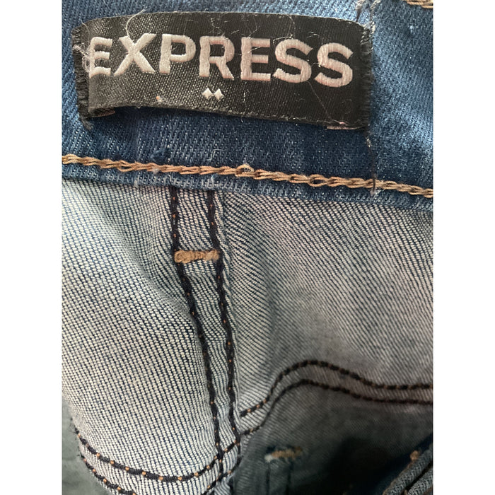 Express Blue Ankle Jeans - Women's Size 6