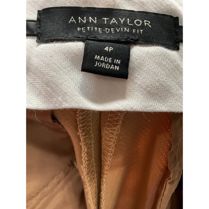 Ann Taylor Petite Beige Dress Pants