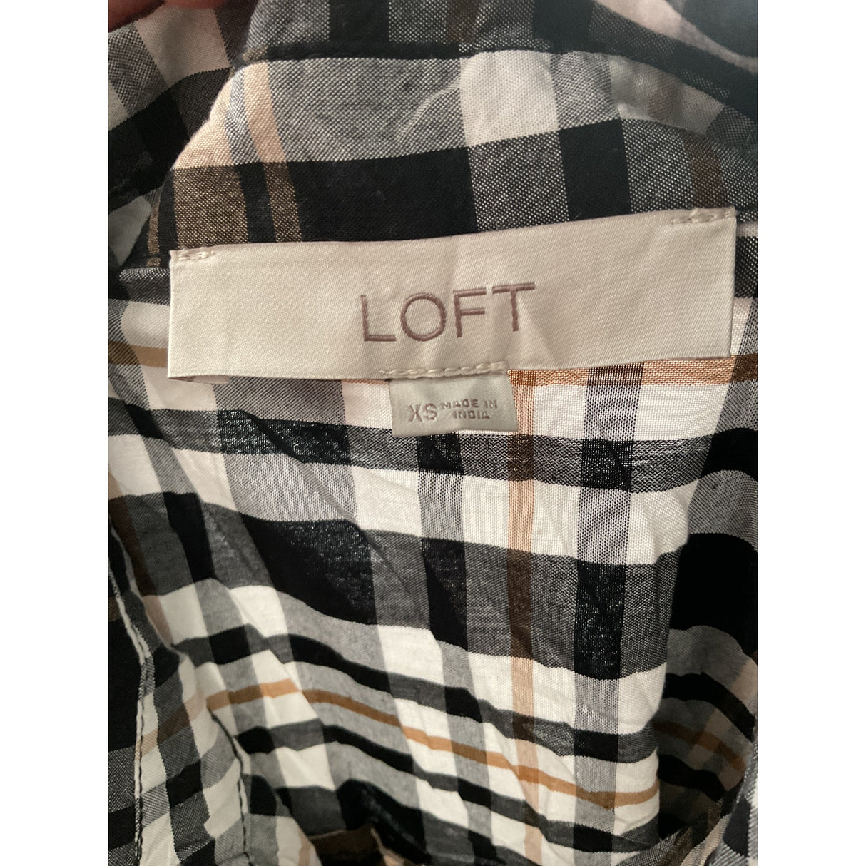 LOFT Multicolor Button-Up Shirt