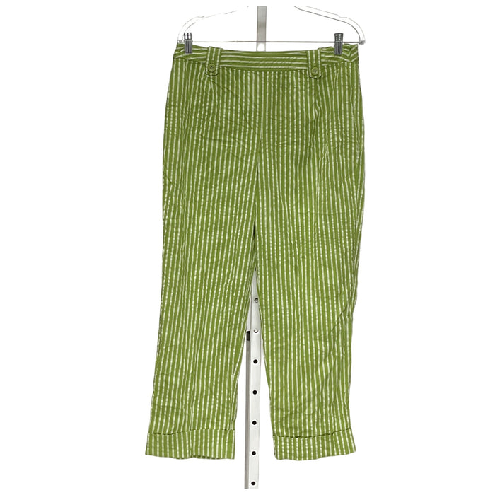 Talbots Ankle Pants, Green, Size 12