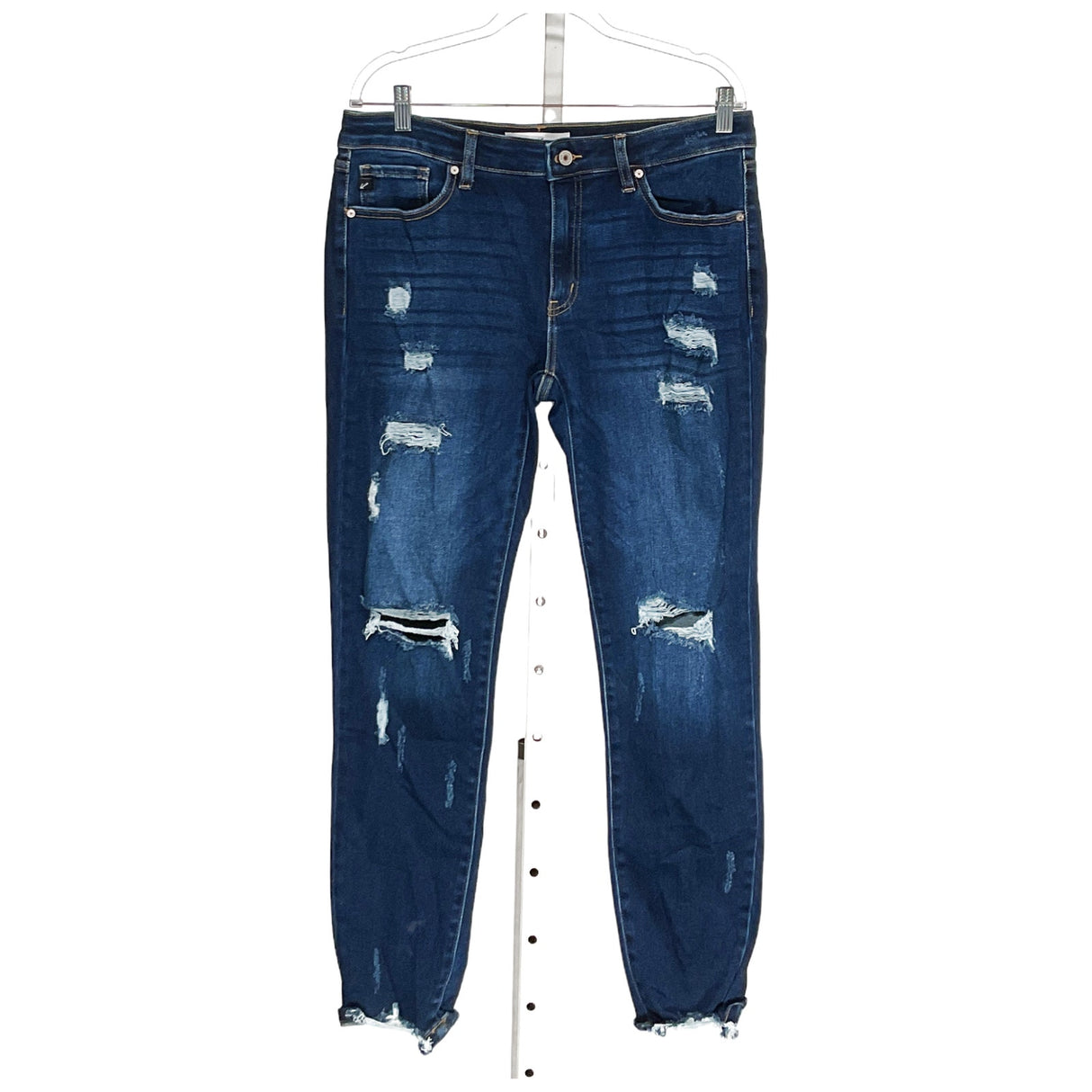 Kancan Blue Ripped Jeans