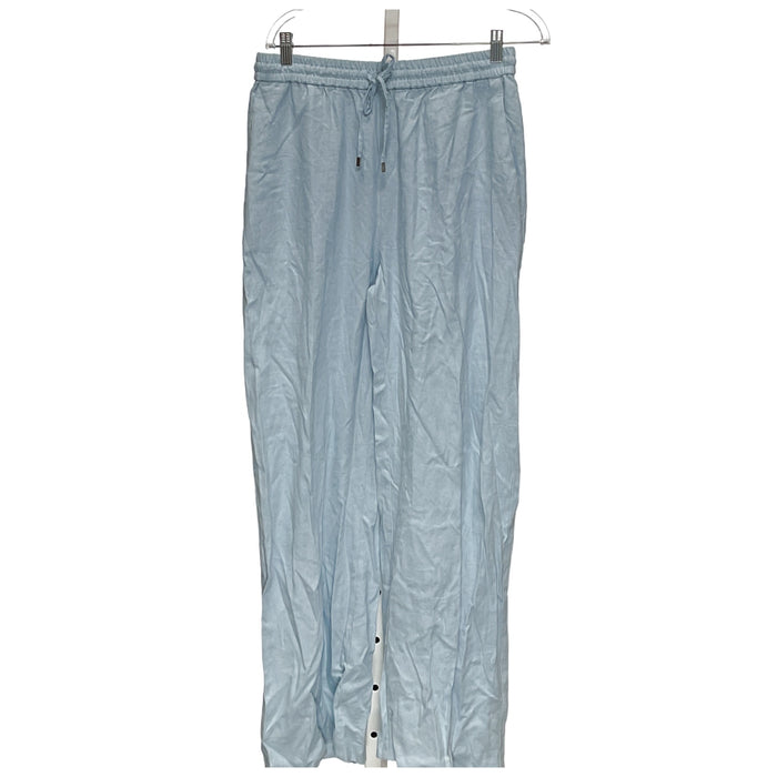 ZARA Blue Linen Ankle Pants - Women's L