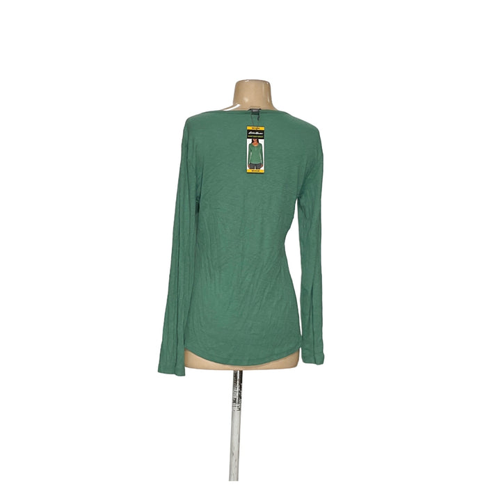 Eddie Bauer Green Cotton Blouse - Women's M