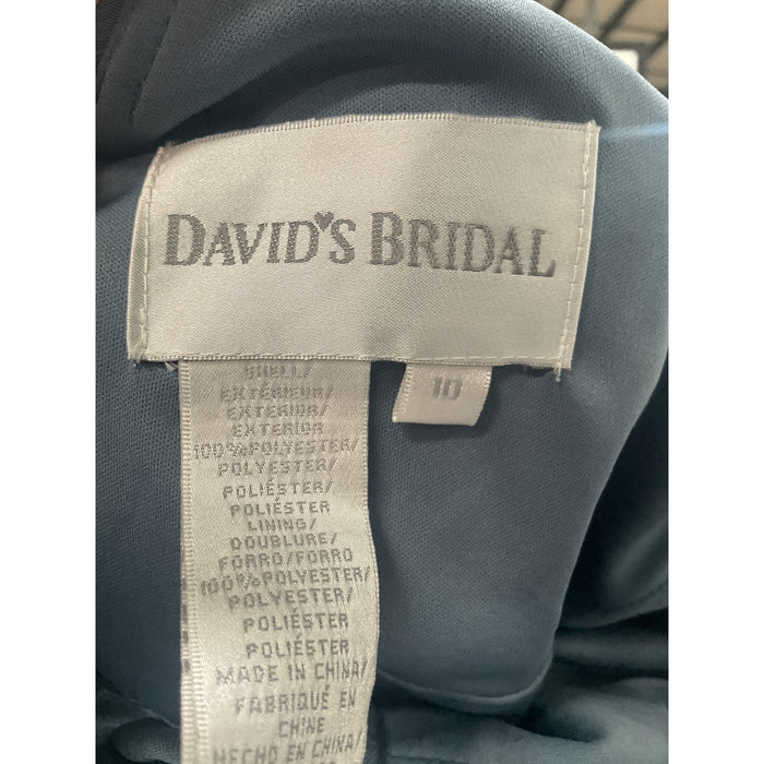 David's Bridal Maxi Dress - Blue