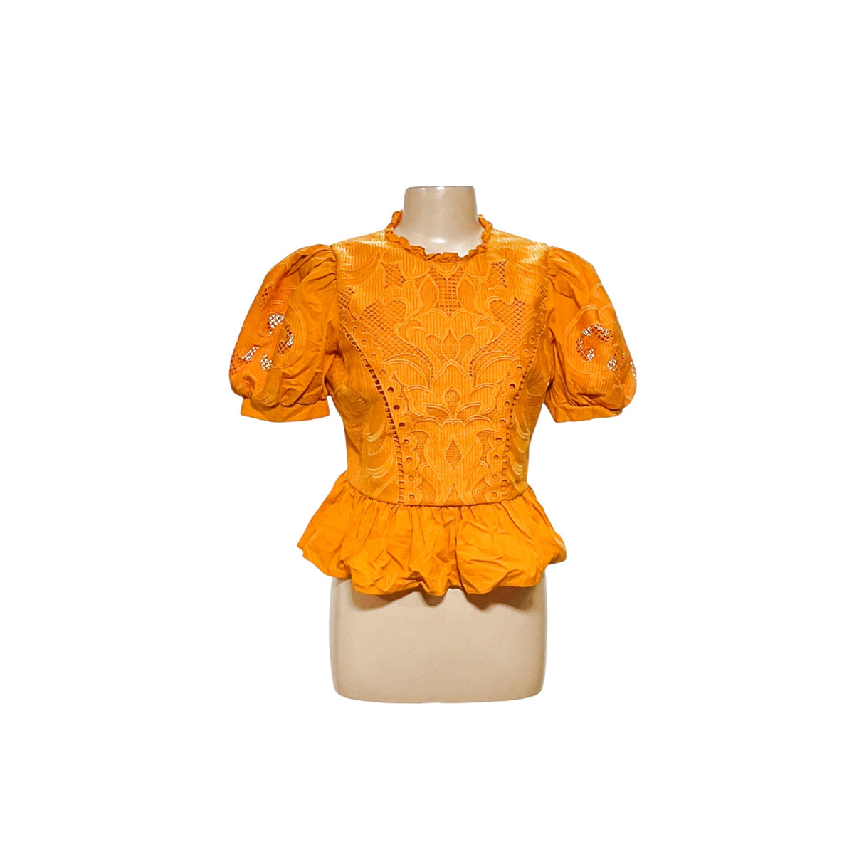 Yellow Express Blouse, Women's Size L
