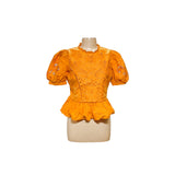 Yellow Express Blouse, Women's Size L