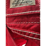 Levi's Red Sailor Shorts 31