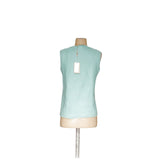 Tahari Green Knit Blouse - Women's M