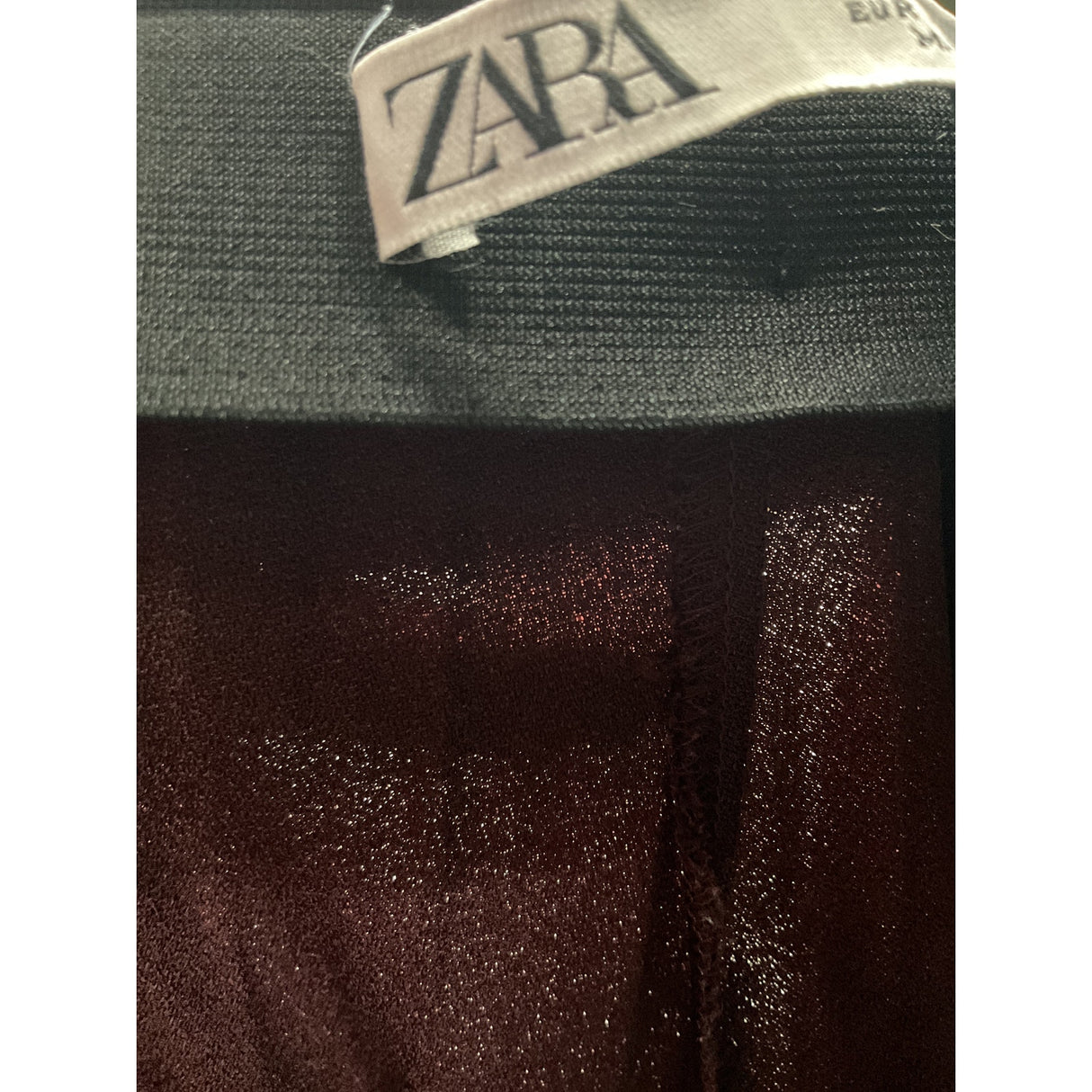 ZARA Purple Palazzo Pants XS