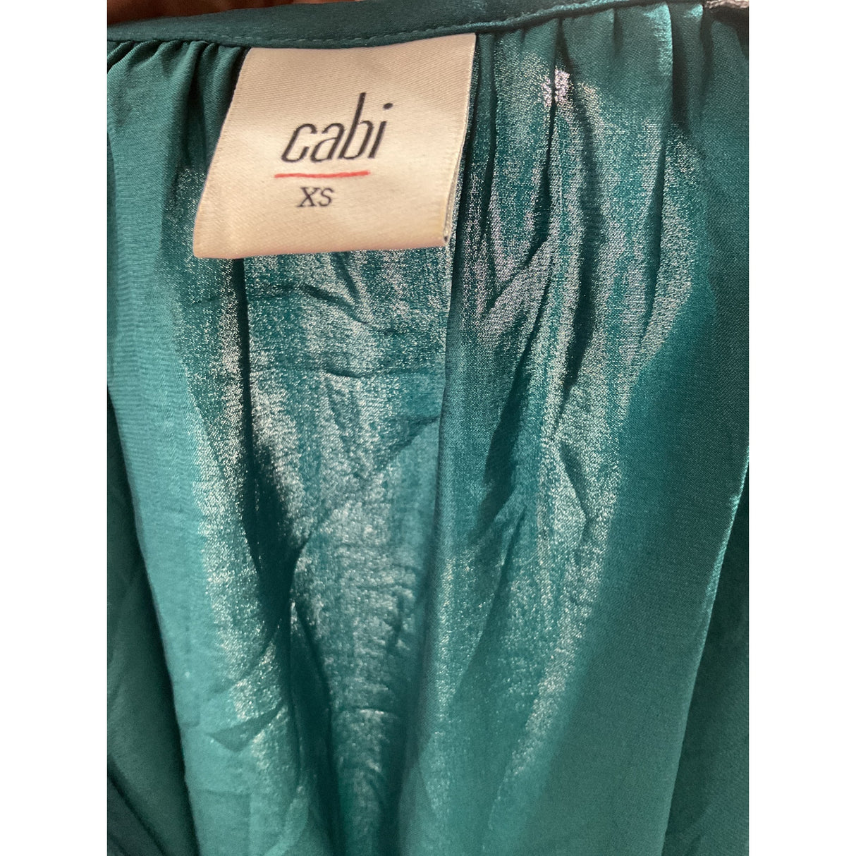 Cabi Green Polyester Blouse XS