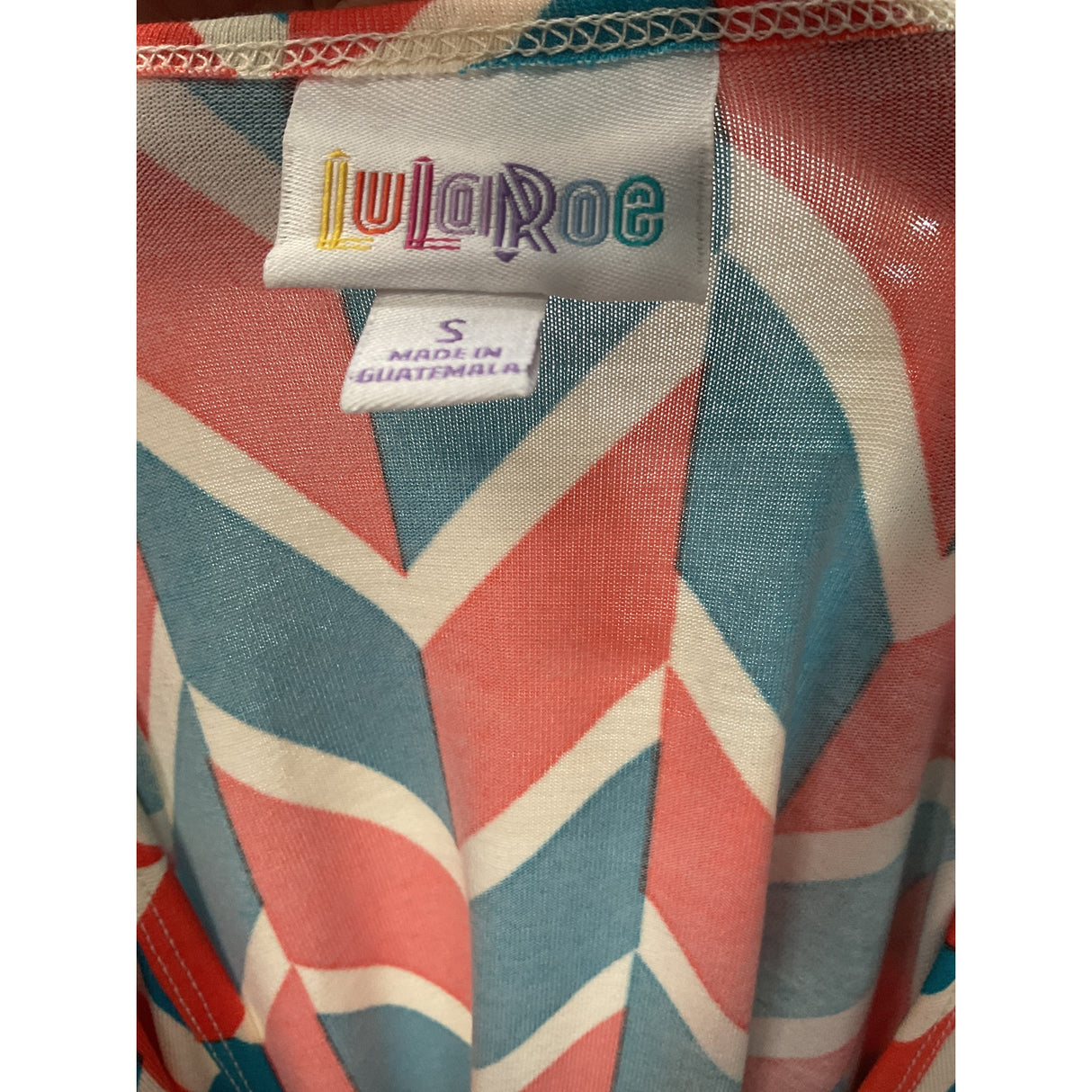 Lularoe Multicolor Geometric Blouse