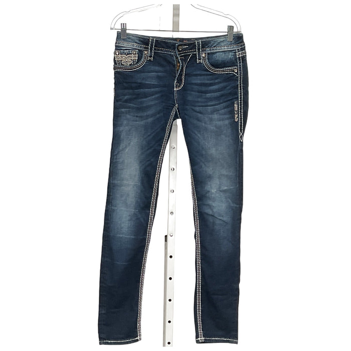 Rock Revival Blue Ankle Jeans - Size 29