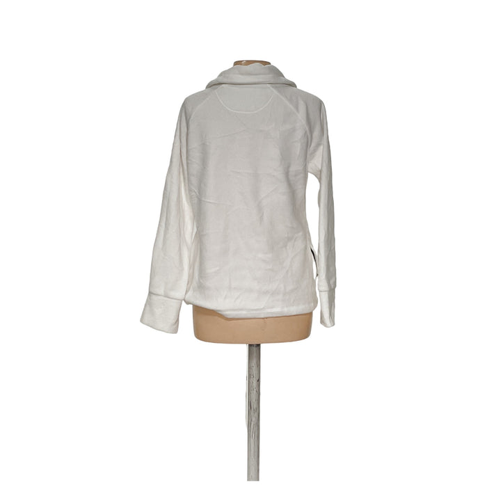 Calvin Klein White Full-Zip Sweater - Size L