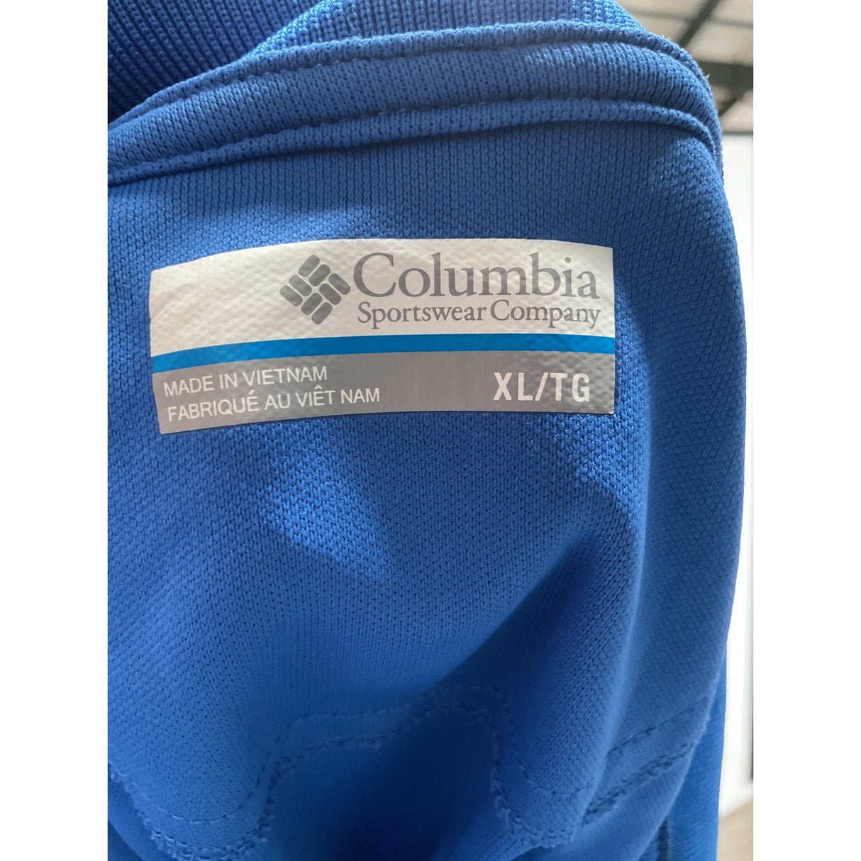 Columbia Men's Blue Polo - XL